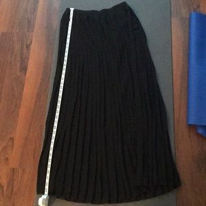 nwot  pleated maxi skirt from urban outfitters